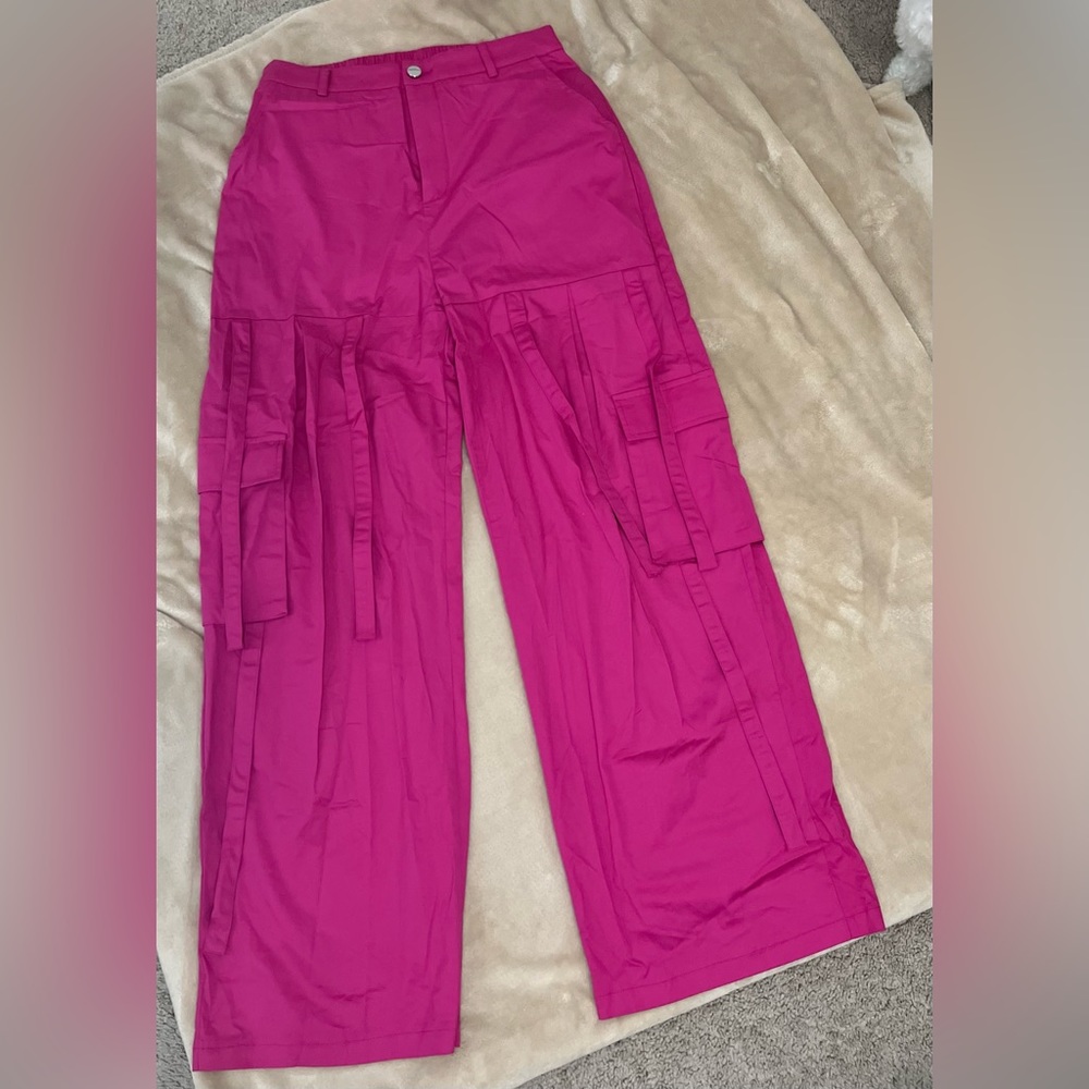 Pink Wide Leg Pant